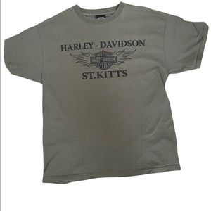 Harley Davidson Motorcycle St. Kitts Men’s Size Large T-shirt!